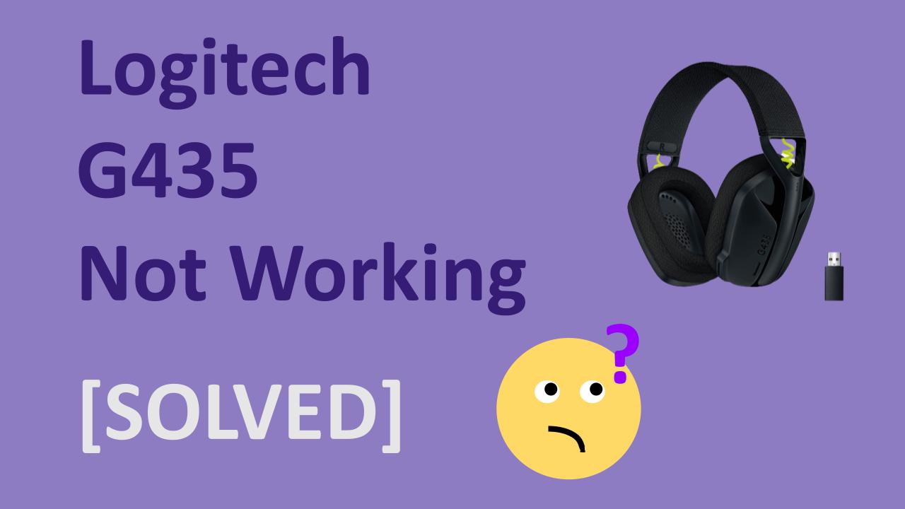  SOLVED Logitech G435 Lightspeed Not Working OneSDR A Wireless 